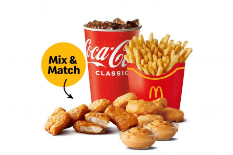 Mcnuggets Mitad Y Mitad De Pollo 10Pc