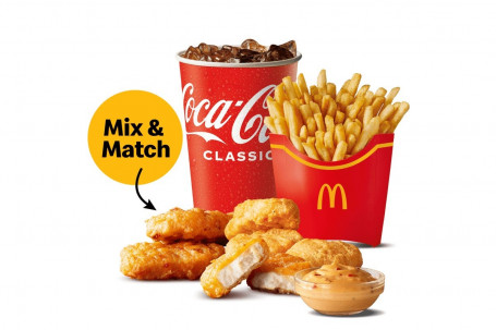 Mcnuggets Mitad Y Mitad De Pollo 6Pc