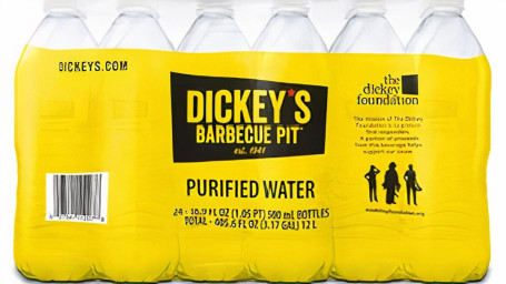Caja De 24 Ct De Agua Embotellada Dickey's