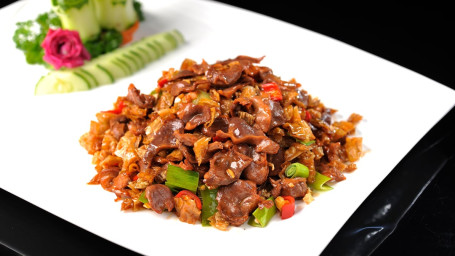 E13Bái Là Jiāo Chǎo Xiān Jī Zá Stir Fried Chicken Giblets With Dry White Pepper