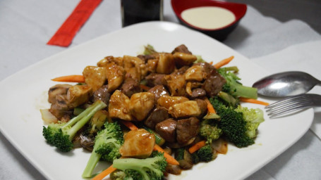 37. Hibachi Low-Carb Steak Chicken