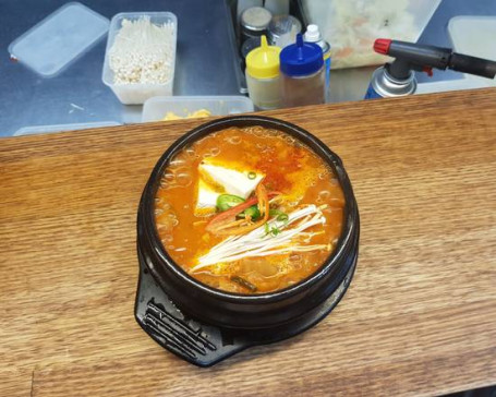 Pork Kimchi Soup With Rice