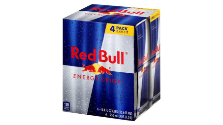 Paquete De 4 Red Bull 8.4Oz