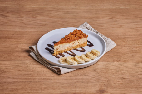 Nuevo Cheesecake De Bizcocho Con Plátano (V) (Vg)