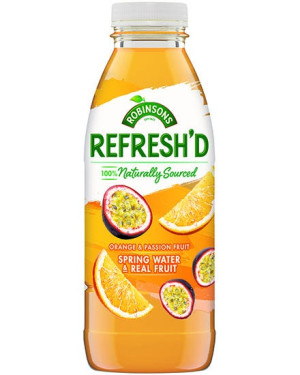 Robinsons Refresh 8217;D Naranja Maracuyá 500Ml