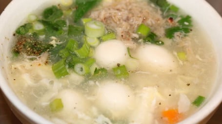 Chicken Quail Egg Soup