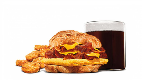 Doble Croissan'wich Con Doble Bacon Meal