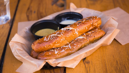 Hot Grilled Pretzel Sticks