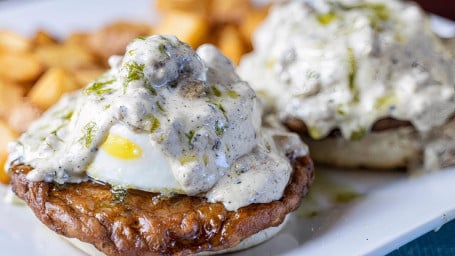 Biscuit Gravy Benedict