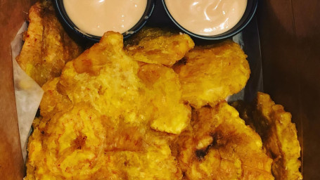 Portion Of Fried Plantains Tostones