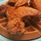 Belgian Sweet Potato Waffles with 3 Whole Amish Chicken Wings