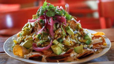 Roasted Avocado Nachos