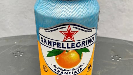 Pellegrino Soda Can Orange