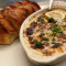 Crab Casserole With Baked Bread For Dipping