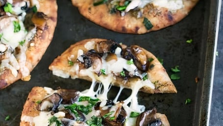 Grilled Mushroom Pesto Focaccia