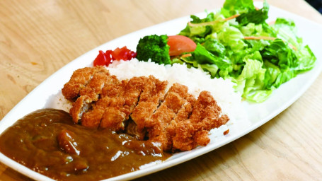 Chicken Cutlet Curry Platter