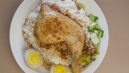 Rice With Stewed Chicken Leg Jī Tuǐ Cài Fàn