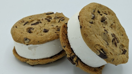 Vanilla Ice Cream Cookie Sandwich