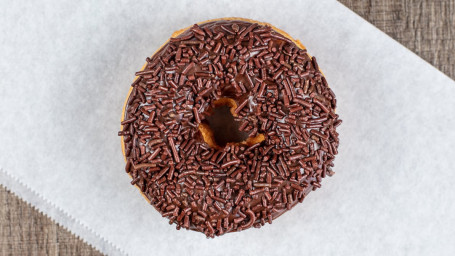 White Cake With Chocolate Icing