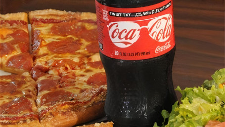 One Medium Specialty Pizza, Buffalo Wings 2 Liter Soda Combo