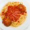 Spaghetti With Meatballs And Meat Sauce