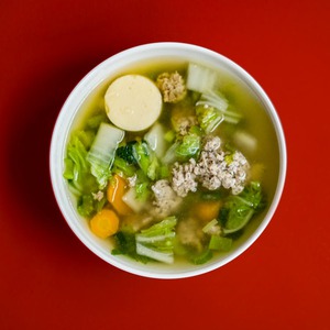 Caldo de verduras bajo en sodio